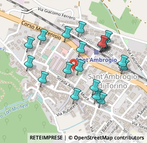 Mappa Piazza XXV Aprile, 10057 Sant'Ambrogio di Torino TO, Italia (0.227)