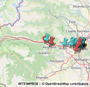 Mappa Piazza XXV Aprile, 10057 Sant'Ambrogio di Torino TO, Italia (19.573)