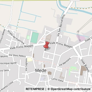 Mappa Vicolo Sesti, 72, 27035 Mede, Pavia (Lombardia)