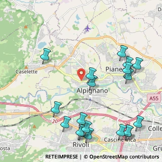 Mappa Via Caselette, 10091 Alpignano TO, Italia (2.72632)