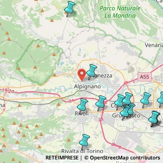 Mappa Via Caselette, 10091 Alpignano TO, Italia (6.235)