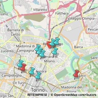 Mappa Via Alessandrina Ravizza, 10155 Torino TO, Italia (1.92727)