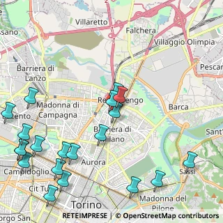 Mappa Via Alessandrina Ravizza, 10155 Torino TO, Italia (2.8805)