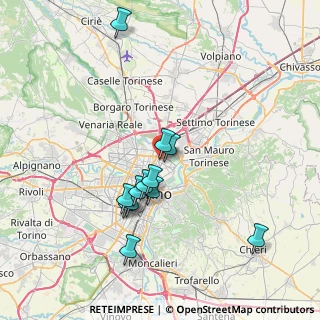 Mappa Via Tronzano, 10155 Torino TO, Italia (6.9375)