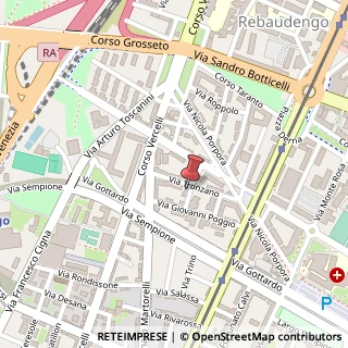 Mappa Via Alessandrina Ravizza, 7/b, 10155 Torino, Torino (Piemonte)