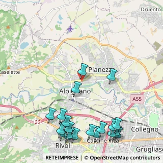 Mappa Via Rossini, 10091 Alpignano TO, Italia (2.865)