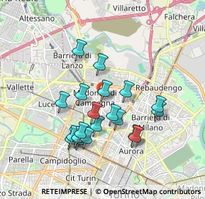 Mappa Via Casteldelfino, 10147 Torino TO, Italia (1.635)
