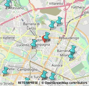 Mappa Via Casteldelfino, 10147 Torino TO, Italia (2.95786)