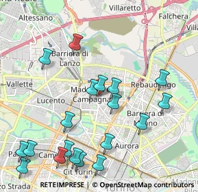 Mappa Via Casteldelfino, 10147 Torino TO, Italia (2.41368)