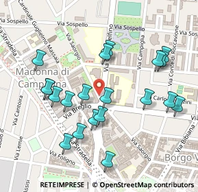 Mappa Via Casteldelfino, 10147 Torino TO, Italia (0.252)