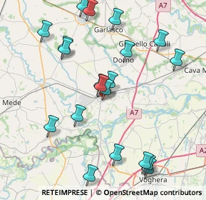 Mappa Via A. Gramsci, 27039 Sannazzaro De' Burgondi PV, Italia (8.8365)