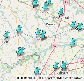 Mappa Via A. Gramsci, 27039 Sannazzaro De' Burgondi PV, Italia (10.4465)