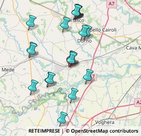 Mappa Via A. Gramsci, 27039 Sannazzaro De' Burgondi PV, Italia (7.8785)