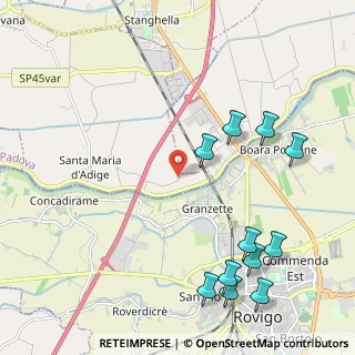 Mappa Via Giuseppe Garibaldi, 35040 Boara Pisani PD, Italia (2.65455)