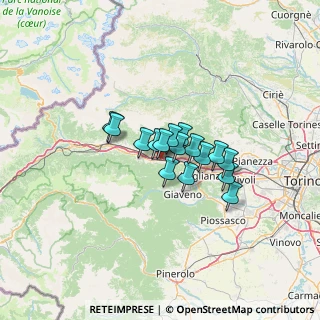Mappa SS 25 del Moncenisio, 10050 Vaie TO, Italia (7.97813)