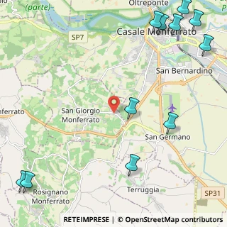 Mappa Strada Pasigliano, 15020 San Giorgio Monferrato AL (3.42273)