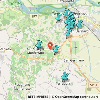 Mappa Strada Pasigliano, 15020 San Giorgio Monferrato AL (2.379)