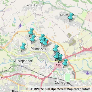 Mappa Via Moro Aldo, 10044 Pianezza TO, Italia (1.58333)