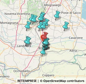Mappa 35040 Boara Pisani PD, Italia (10.0435)