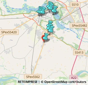 Mappa Via Granasso, 46034 Cappelletta MN, Italia (3.73636)