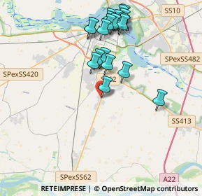 Mappa Via Granasso, 46034 Cappelletta MN, Italia (3.983)