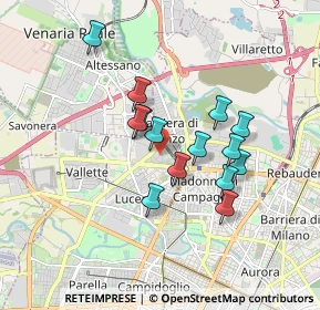 Mappa Via Giuseppe Depanis, 10151 Torino TO, Italia (1.44643)