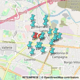 Mappa Via Giuseppe Depanis, 10151 Torino TO, Italia (0.678)