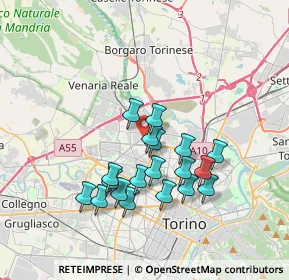 Mappa Via Giuseppe Depanis, 10151 Torino TO, Italia (3.20421)