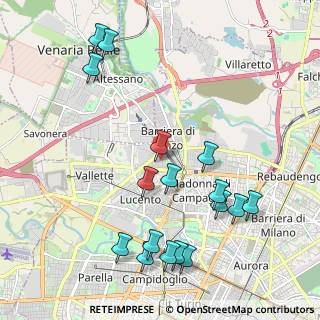 Mappa Via Giuseppe Depanis, 10151 Torino TO, Italia (2.38824)