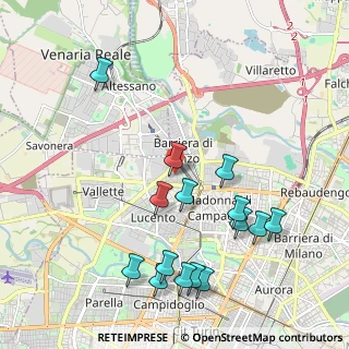 Mappa Via Giuseppe De Panis, 10151 Torino TO, Italia (2.27667)