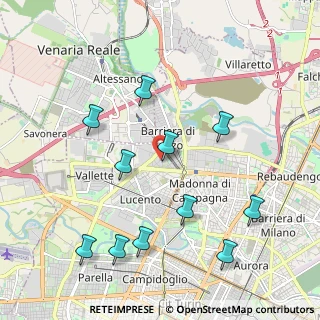 Mappa Via Giuseppe De Panis, 10151 Torino TO, Italia (2.20727)