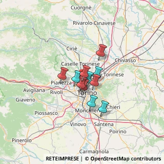 Mappa Via Giuseppe De Panis, 10151 Torino TO, Italia (6.77583)