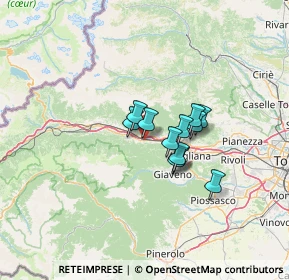 Mappa 10050 Sant'Antonino di Susa TO, Italia (8.29667)