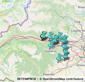 Mappa 10050 Sant'Antonino di Susa TO, Italia (11.26176)