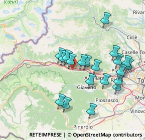 Mappa 10050 Sant'Antonino di Susa TO, Italia (14.315)