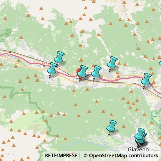 Mappa Via Moncenisio, 10050 Sant'Antonino di Susa TO, Italia (6.19615)