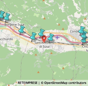 Mappa 10050 Sant'Antonino di Susa TO, Italia (2.87727)