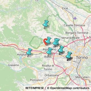 Mappa Strada Campagnola, 10091 Alpignano TO, Italia (6.30091)