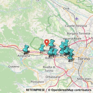 Mappa Strada Campagnola, 10091 Alpignano TO, Italia (6.4685)
