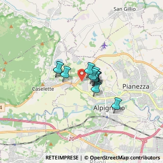 Mappa Strada Campagnola, 10091 Alpignano TO, Italia (0.95636)