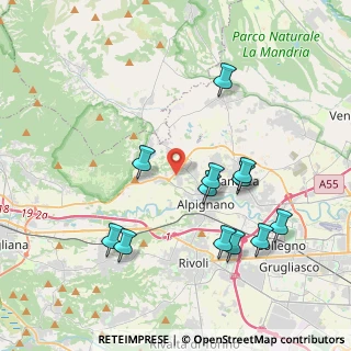 Mappa Strada Campagnola, 10091 Alpignano TO, Italia (4.0275)