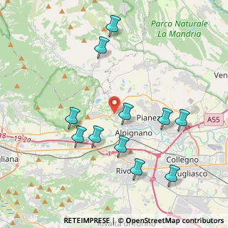 Mappa Strada Campagnola, 10091 Alpignano TO, Italia (4.21545)