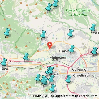 Mappa Strada Campagnola, 10091 Alpignano TO, Italia (6.337)