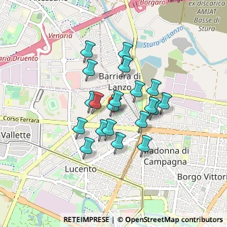 Mappa Via Vittorio Cuniberti, 10151 Torino TO, Italia (0.6705)