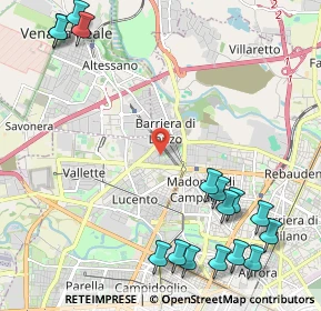Mappa Via Vittorio Cuniberti, 10151 Torino TO, Italia (2.99938)