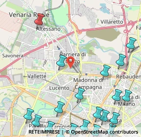 Mappa Via Vittorio Cuniberti, 10151 Torino TO, Italia (3.298)