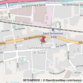 Mappa piazza don cantore, 15, 10050 Sant'Antonino di Susa, Torino (Piemonte)