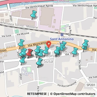 Mappa Piazza don cantore, 10050 Sant'Antonino di Susa TO, Italia (0.244)