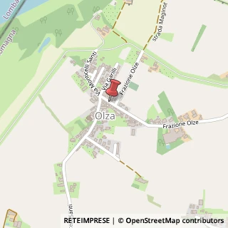 Mappa Via Olza Fogarole Cristo, 12, 29010 Monticelli d'Ongina, Piacenza (Emilia Romagna)