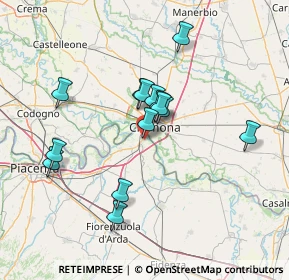 Mappa Via Bondiocca, 29010 Castelvetro Piacentino PC, Italia (12.445)